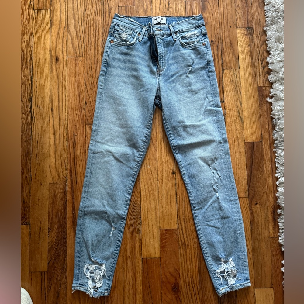 AGOLDE Sophie Cropped Skinny Jeans